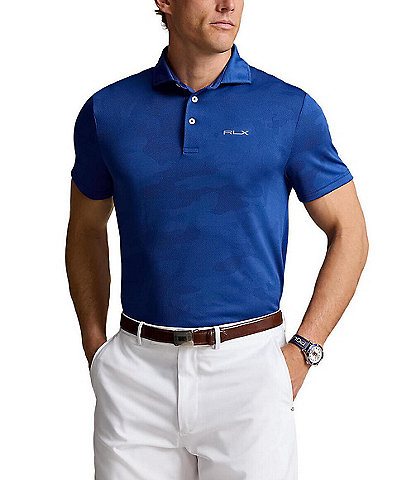 Polo Ralph Lauren RLX Golf Camo Performance Stretch Short Sleeve Polo Shirt