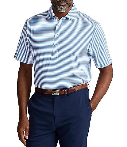 Polo Ralph Lauren RLX Golf Classic-Fit Stripe Performance Stretch Short-Sleeve Polo Shirt