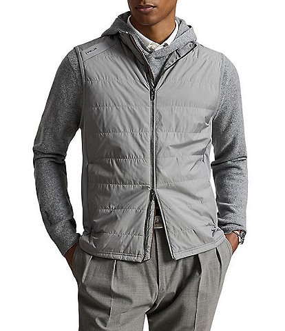 Polo Ralph Lauren RLX Golf Hybrid Full-Zip Wool-Blend Vest