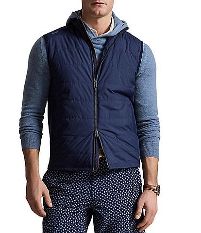 Polo Ralph Lauren RLX Golf Hybrid Full-Zip Wool-Blend Vest