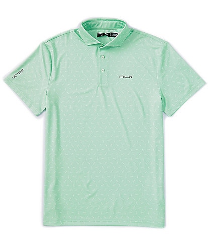 Polo Ralph Lauren RLX Golf Performance Stretch Printed Short Sleeve Polo Shirt