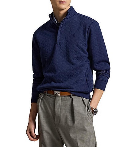 Polo Ralph Lauren RLX Golf Quilted Double Knit Quarter Zip Pullover