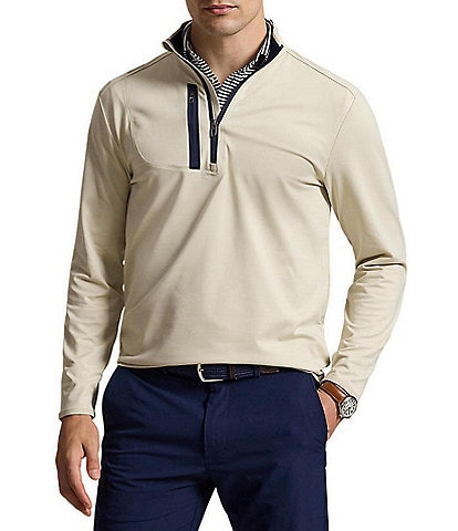 Polo Ralph Lauren RLX Golf Stretch Jersey Quarter Zip Pullover
