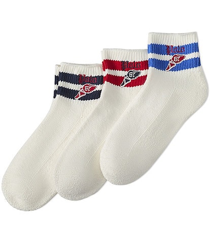 Polo Ralph Lauren Run Club Quarter Socks 3-Pack