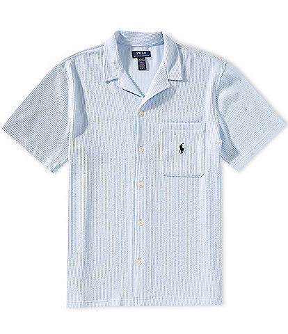 Polo Ralph Lauren Seersucker Knit Pajama Shirt