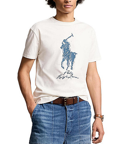 Polo Ralph Lauren Short Sleeve Classic Fit Big Pony Jersey Graphic T-Shirt