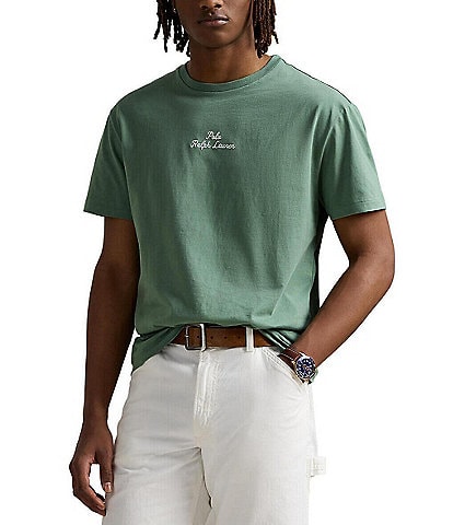 Polo Ralph Lauren Short Sleeve Classic Fit Chain-Stitch Logo Jersey T-Shirt