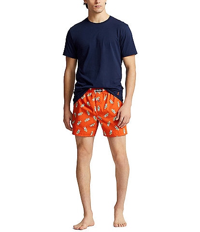Polo Ralph Lauren Short Sleeve Undershirt & Patterned Boxer 2-Piece Set