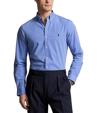 Polo Ralph Lauren Slim-Fit Stretch End-on-End Long Sleeve Woven Shirt