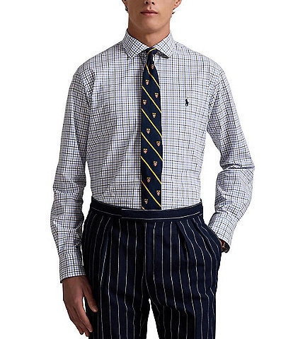 Polo Ralph Lauren Slim Fit Stretch Poplin Long Sleeve Woven Shirt