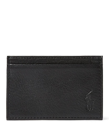 Polo Ralph Lauren Slim Pebbled Leather Card Case