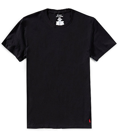 Polo Ralph Lauren Solid Crewneck Undershirts 5-Pack