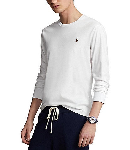 Polo Ralph Lauren Classic-Fit Soft Cotton Long Sleeve T-Shirt