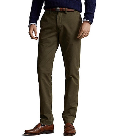 Polo Ralph Lauren Straight Fit Flat Front Stretch Twill Chino Pants
