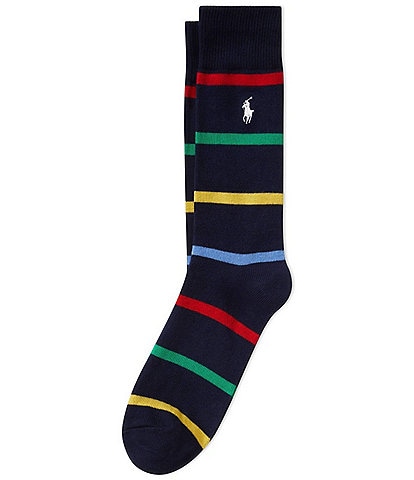 Polo Ralph Lauren Striped Crew Dress Socks