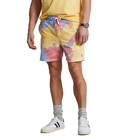 Polo Ralph Lauren Tie-Dye 6#double; Inseam Prepster Seersucker Shorts