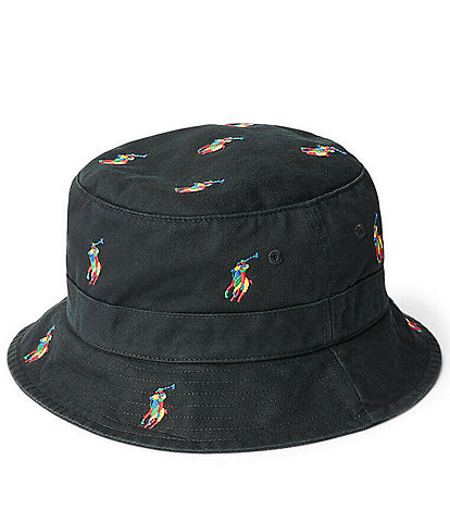 Polo Ralph Lauren Tricolor Pony Twill Bucket Hat