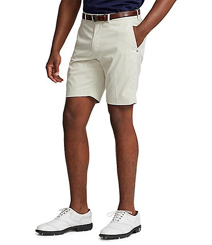 Twill RLX Golf Performance Stretch Tailored Fit 9" Inseam Shorts