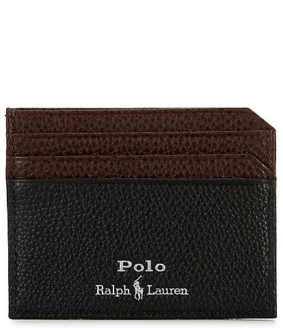 Polo Ralph Lauren Two Tone Leather Card Case