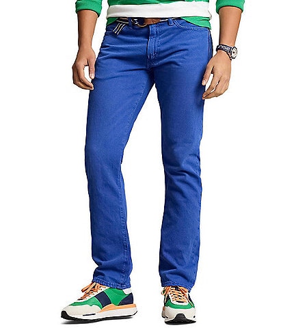 Polo Ralph Lauren Varick Slim Straight Garment-Dyed Jeans