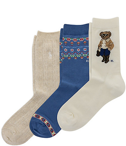 Polo Ralph Lauren Womens Winter Bear 3-Pack