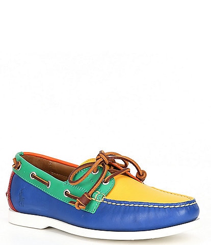 Polo Ralph Lauren Men's Merton Leather Boat Shoes