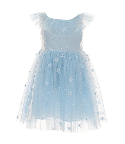 Popatu Little Girls 2-7 Star-Patterned Tutu Dress