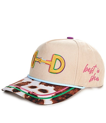 Poppy & Pine Graphic Print Horse Bit Hat