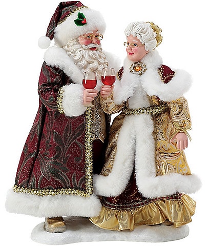 Possible Dreams Bon Appetit Santa Wine-Derful Time Of the Year Figurine