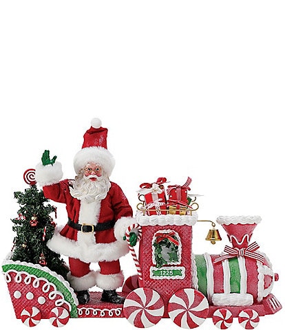 Possible Dreams Christmas Traditions Candy Cane Train Figurine