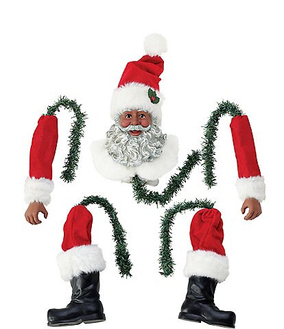 Possible Dreams Christmas Traditions Collection African American Saint Nick in a Cinch Decor 5-Piece Set