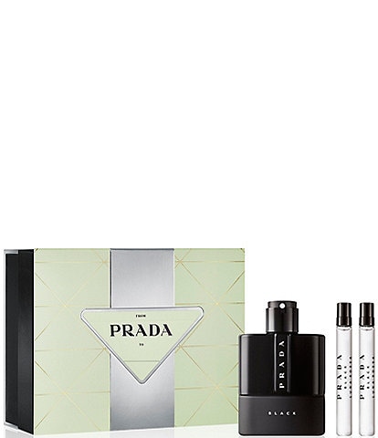 Prada Luna Rossa Black Eau de Parfum 3-Piece Gift Set