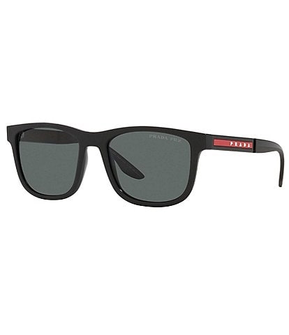Prada Men's 54mm Polarized Square Sunglasses