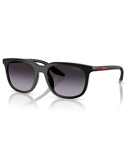 Prada Men's Linea Rossa PSB09SU 54mm Rectangle Sunglasses