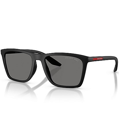 Prada Men's PSB08SF 56mm Square Polarized Sunglasses
