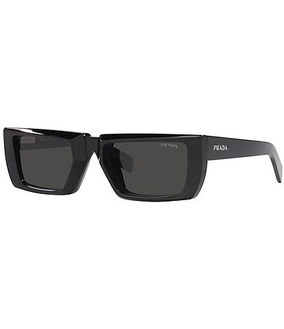 Prada Unisex 55mm Rectangle Sunglasses