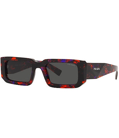Prada Unisex PR 06YS 53mm Abstract Rectangle Sunglasses