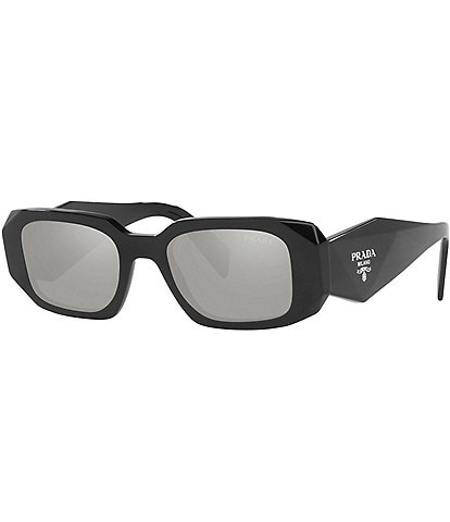 Prada Unisex PR 17WS 49mm Rectangle Sunglasses
