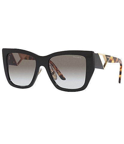 Prada Women's 54mm Leopard Print Frame Square Sunglasses