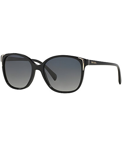 Prada Women's PR 01OS Conceptual 55mm Square Polarized Sunglasses