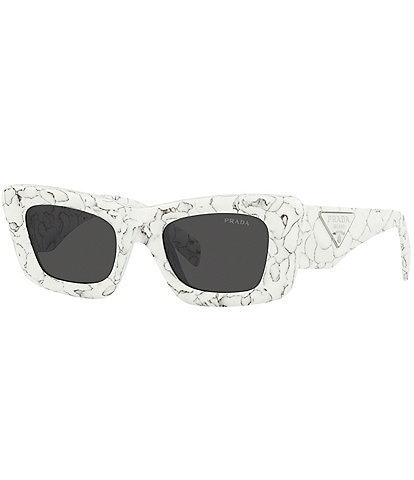 Prada Women's PR 13ZS 50mm Marble Cat Eye Sunglasses