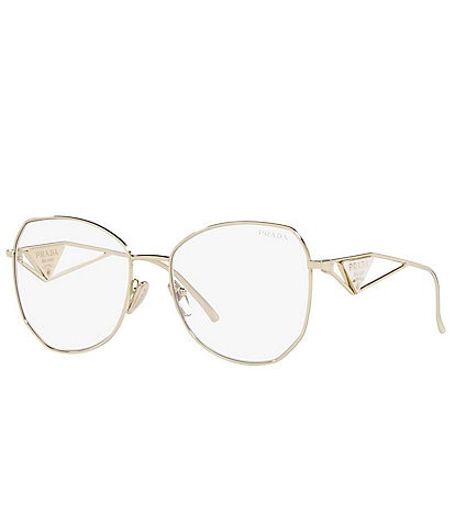 Prada Women's PR 57YS 57mm Clear Round Sunglasses
