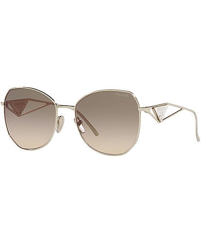 Prada Women's PR 57YS 57mm Round Sunglasses