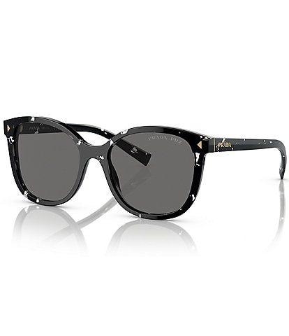 Prada Women's PR22ZS 53mm Tortoise Square Polarized Sunglasses