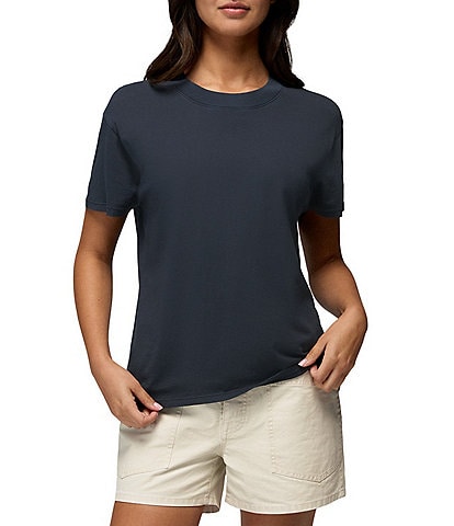 prAna Everyday Solid Short Sleeve Relaxed Fit Tee
