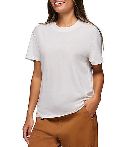prAna Everyday Solid Short Sleeve Relaxed Fit Tee