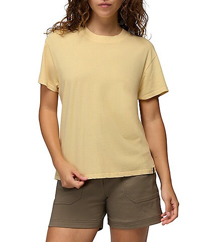 prAna Everyday Solid Short Sleeve Relaxed Fit Tee