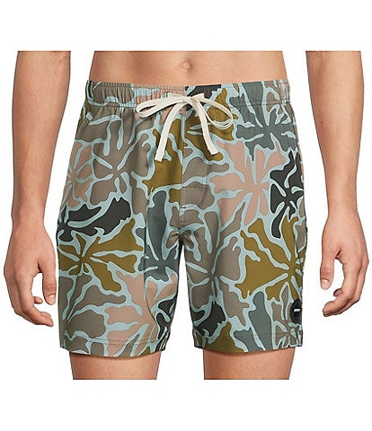 prAna La Jolla 7" Inseam Printed Swim Shorts