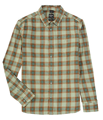 prAna Los Feliz Eucalyptus Flannel Long-Sleeve Organic Materials Woven Shirt