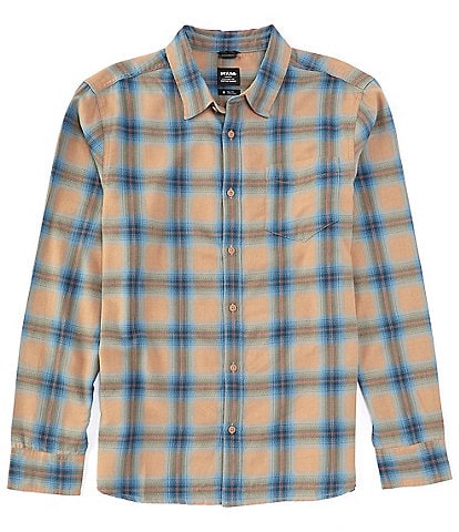 prAna Los Feliz Sandbar Flannel Long-Sleeve Organic Materials Woven Shirt